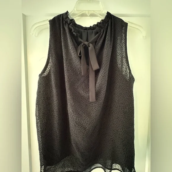 Elegant Black Sleeveless Top - Picture 2 of 2